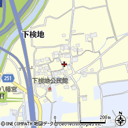 福岡県行橋市下検地572周辺の地図