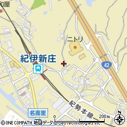 和歌山県田辺市新庄町526周辺の地図