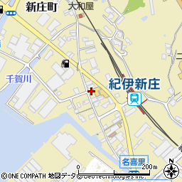 和歌山県田辺市新庄町454周辺の地図