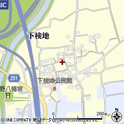 福岡県行橋市下検地566周辺の地図