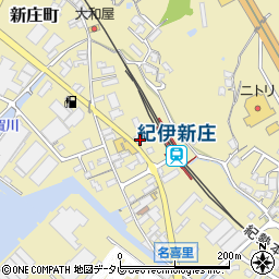 和歌山県田辺市新庄町455周辺の地図