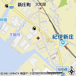 和歌山県田辺市新庄町437-48周辺の地図