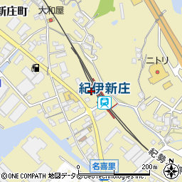 和歌山県田辺市新庄町449周辺の地図