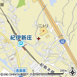 和歌山県田辺市新庄町525-4周辺の地図