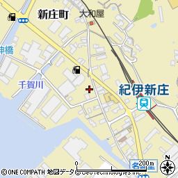 和歌山県田辺市新庄町437-120周辺の地図