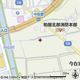 福岡県古賀市今在家307-2周辺の地図