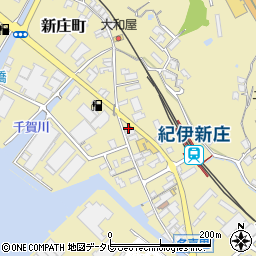 和歌山県田辺市新庄町451周辺の地図
