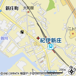 和歌山県田辺市新庄町450周辺の地図