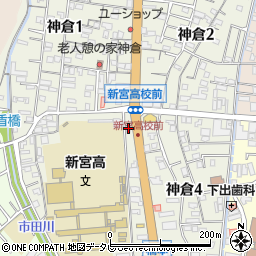 グリーンフォト神倉店周辺の地図