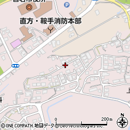 福岡県宮若市上大隈周辺の地図