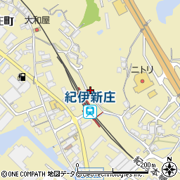 和歌山県田辺市新庄町458周辺の地図