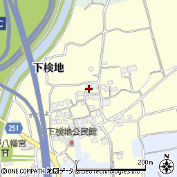 福岡県行橋市下検地536周辺の地図