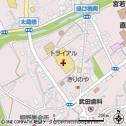 スーパーセンタートライアル宮田店周辺の地図