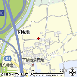 福岡県行橋市下検地531周辺の地図