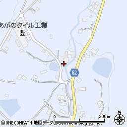 渡宗家上野焼周辺の地図