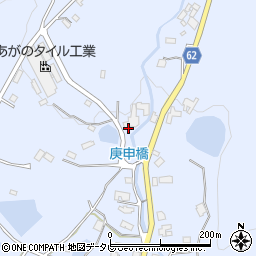 上野焼渡窯元周辺の地図