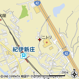 和歌山県田辺市新庄町531周辺の地図