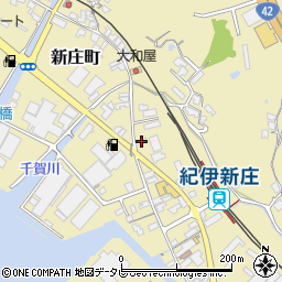 和歌山県田辺市新庄町438周辺の地図