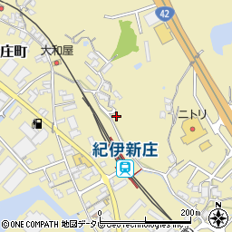 和歌山県田辺市新庄町461周辺の地図