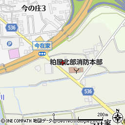 福岡県古賀市今在家164周辺の地図