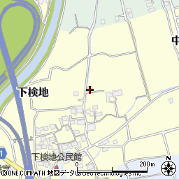 福岡県行橋市下検地853周辺の地図