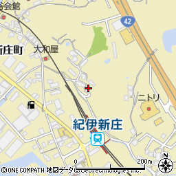 和歌山県田辺市新庄町430周辺の地図