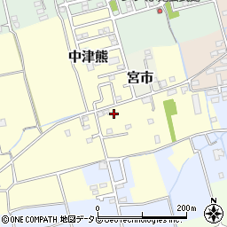 福岡県行橋市下検地1085-6周辺の地図