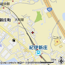 和歌山県田辺市新庄町431周辺の地図