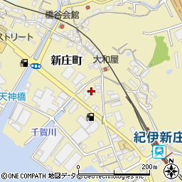 和歌山県田辺市新庄町437-140周辺の地図
