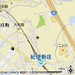 和歌山県田辺市新庄町428周辺の地図