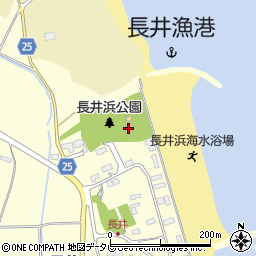 長井浜公園管理所周辺の地図