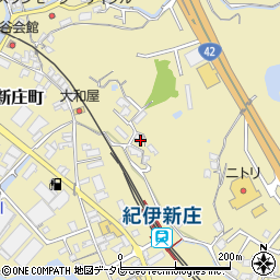 和歌山県田辺市新庄町427周辺の地図