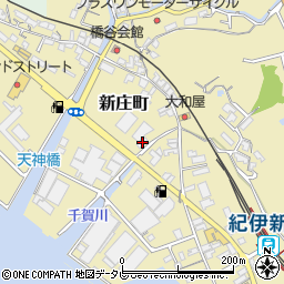 和歌山県田辺市新庄町379周辺の地図