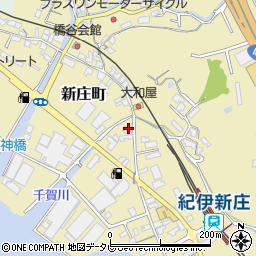 和歌山県田辺市新庄町434周辺の地図