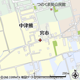 福岡県行橋市下検地1114-6周辺の地図