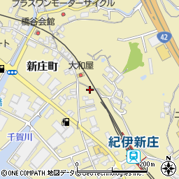 和歌山県田辺市新庄町432周辺の地図