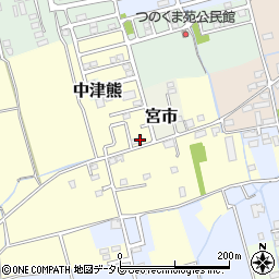 福岡県行橋市下検地1114-5周辺の地図