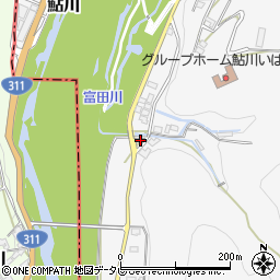 和歌山県田辺市鮎川3098周辺の地図