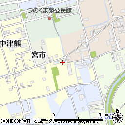 福岡県行橋市下検地1101周辺の地図