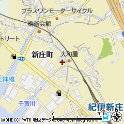 和歌山県田辺市新庄町405周辺の地図