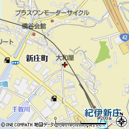 和歌山県田辺市新庄町407周辺の地図
