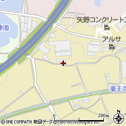 福岡県古賀市薬王寺1715周辺の地図