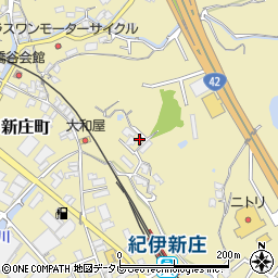 和歌山県田辺市新庄町411周辺の地図