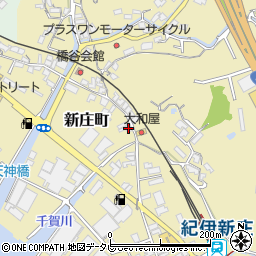 和歌山県田辺市新庄町405-1周辺の地図