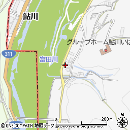 和歌山県田辺市鮎川3023周辺の地図