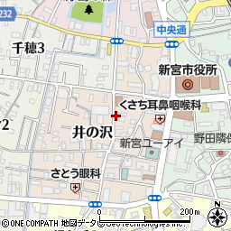和歌山県新宮市井の沢周辺の地図