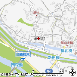 福岡県直方市上境1359-17周辺の地図