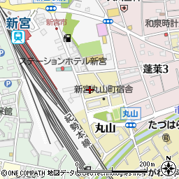 和歌山県新宮市丸山2-2周辺の地図