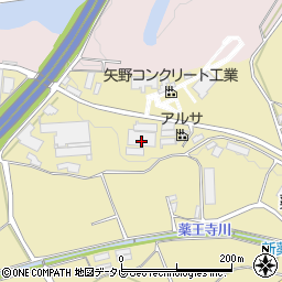 福岡県古賀市薬王寺1745周辺の地図