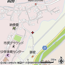 福岡県宮若市高野468周辺の地図